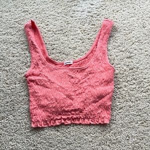 Garage pink tank top